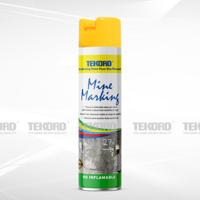500 ml de tinta não inflamável de marcação de minas Seca dura 30 min Adesão grau 1 Seca rápida