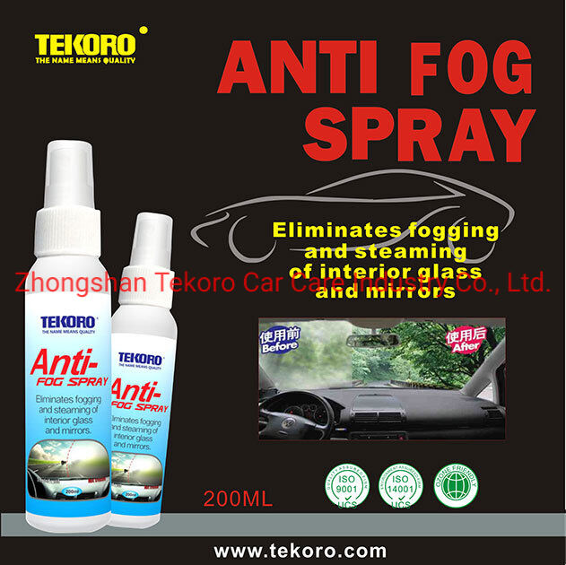 Tekoro Anti Mist Spray elimina a condensação interna Rápido e simples de usar com reduzida neblina interna para espelhos de carro e espelhos de banheiro