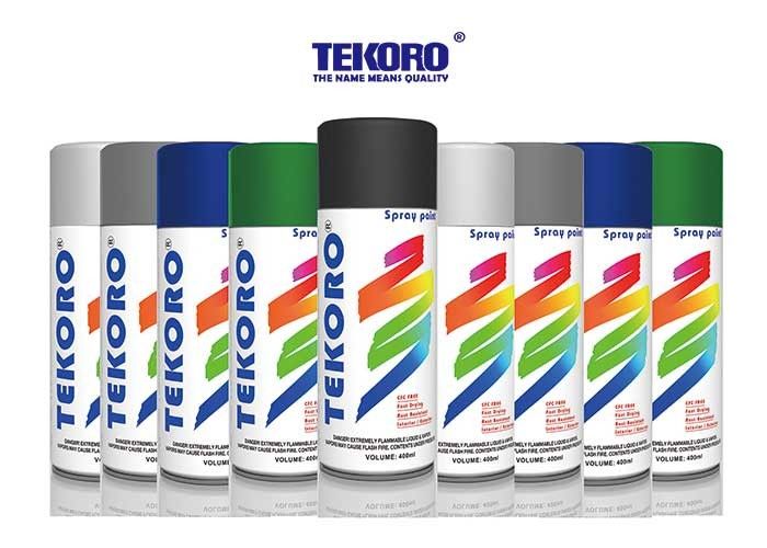 Pintura de pulverização anti-ferrugem multicolor para cercas e artesanato Proporção de pulverização 99% Sistema de pintura Acrílico