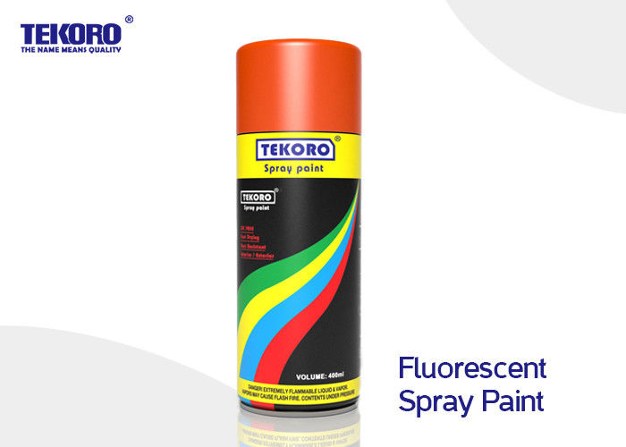 Pintura em spray de esmalte brilhante de secagem rápida para alta saturação de cores e efeitos de fluorescência multicolorida
