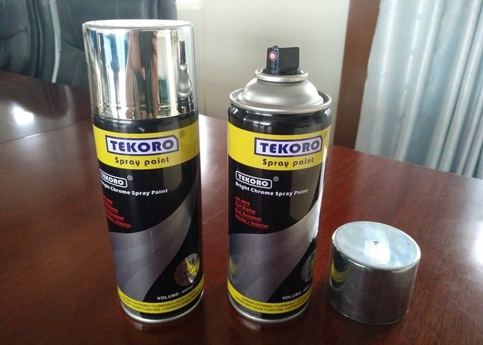 Grau 1 Adesão Tinta em Spray Chrome Aerosol de Alto Brilho para Madeira Metal e Plástico